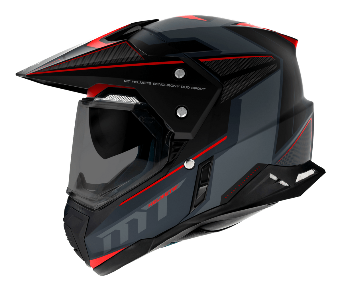 MT -hjelme Enduro MC Helmet Synchrony Patrol Matt Red