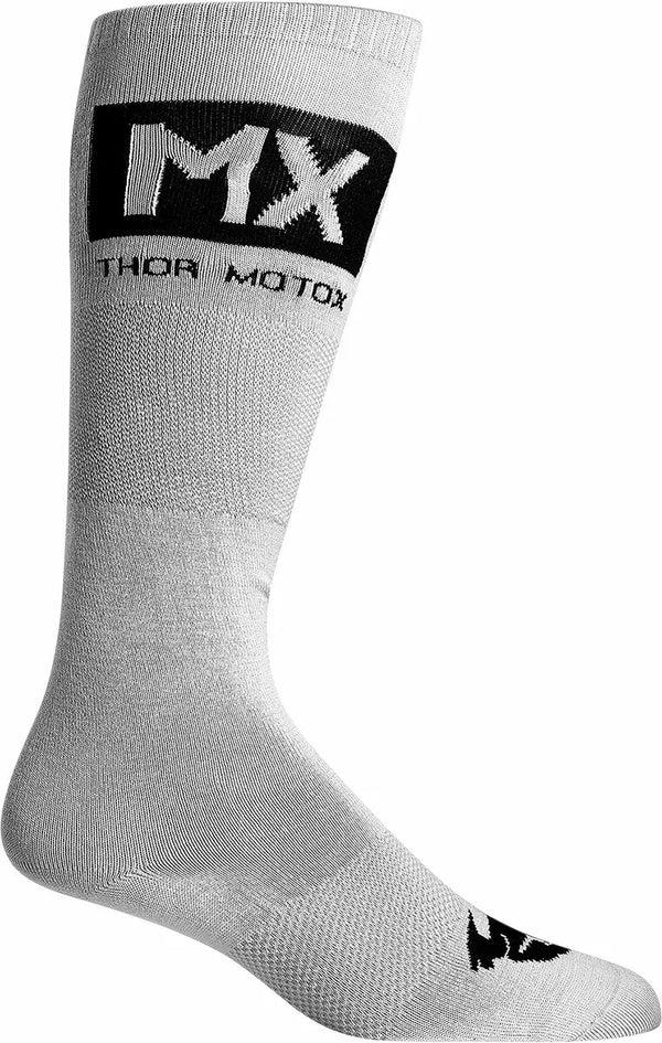 Thor Sock MX Cool Gy/Bk 10-13 3431-0668
