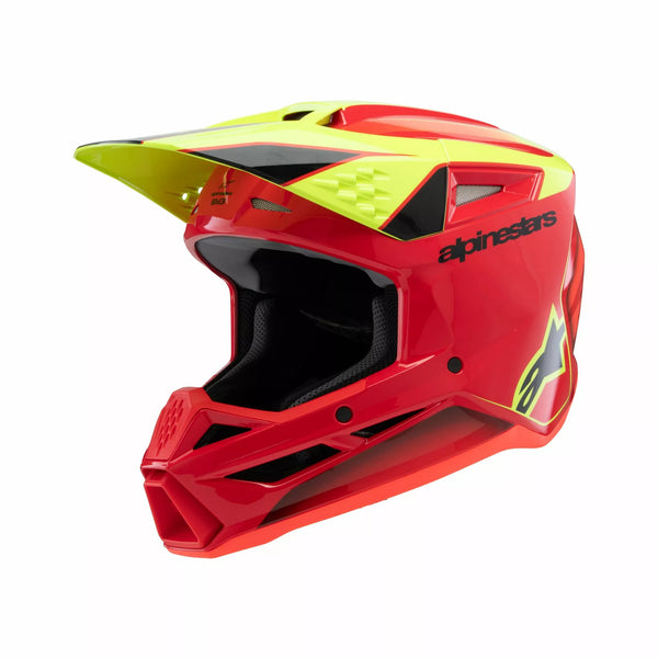 Alpinestars (MX) hjelm Yth SM3 Fray Rd/YL/BK Y 8301725-3051-Sym