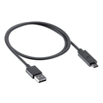 SP Connect Cable USB-A SPC+ med robust design för säker anslutning till motorcykel. Perfekt för laddning av mobiltelefoner under färd.