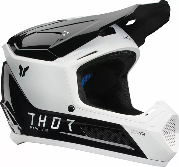 Thor Helmet Fleet Surface Storm Bk/Wh M 0111-1687