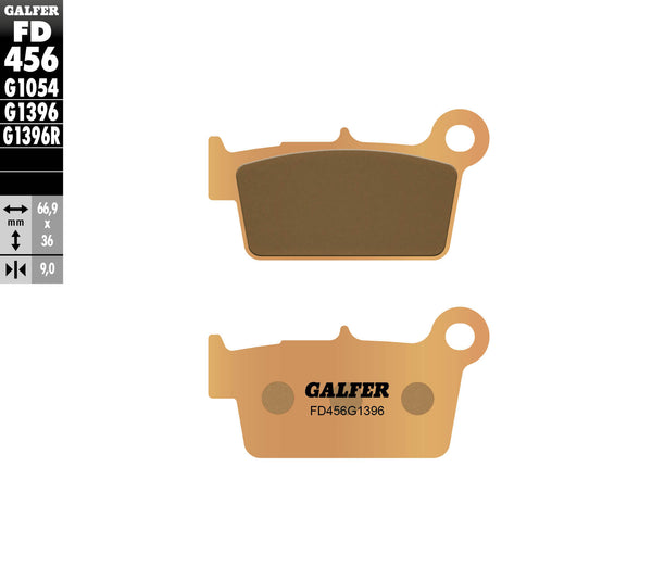 Galfer Brake Pad sintret fra Road FD456G1396