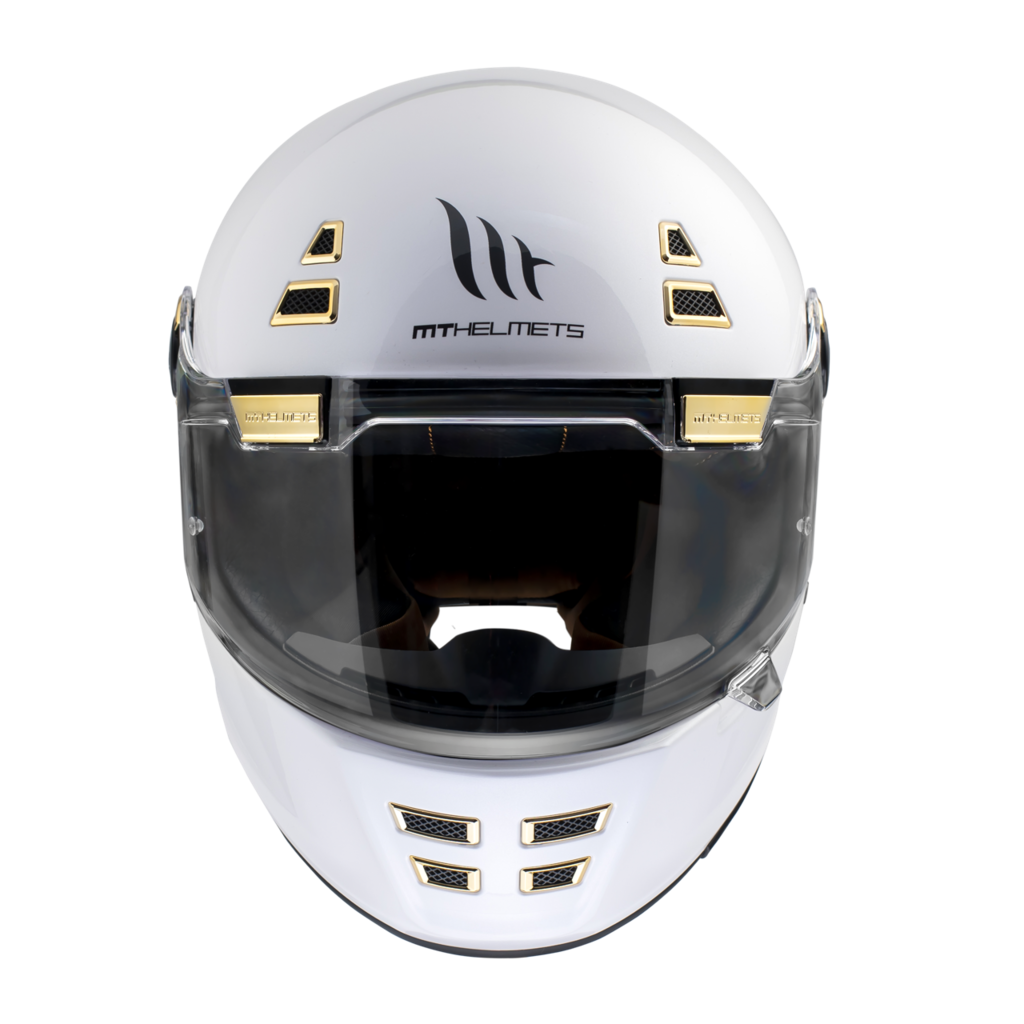 Mt Helmets Integral MC Helmet Jarama A0 Pearl White