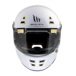 Mt Helmets Integral MC Helmet Jarama A0 Pearl White