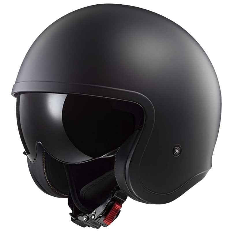 LS2 Open MC Helmet Spitfire II Matte sort