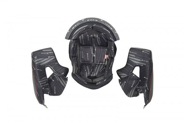 UFO Aries Helmet Inner Pad & Cheekpads Black Size XL HR148#XL 