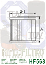 HIFLOFILTRO Oil Filter - HF568 HF568