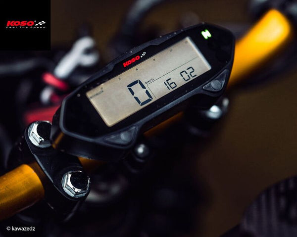 KOSO DB-01RN Multifunktionsmåler LCD Black BA041000