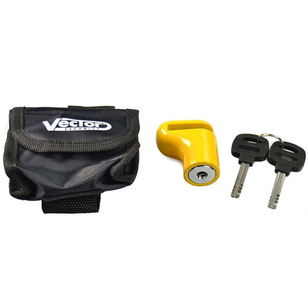 VECTOR Mini Disc Brake Lock - Ø5mm, Yellow 