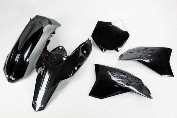 UFO Plastic Kit Black KTM KTKIT506@001