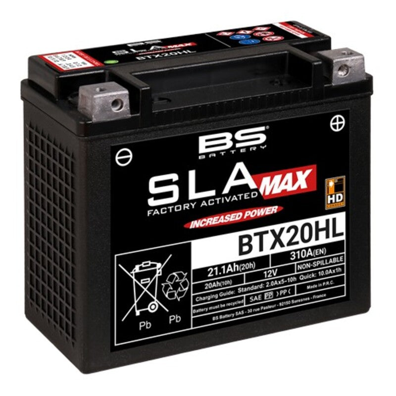 BS Batteri SLA Max Battery Maintenance Free Factory Activated - BTX20HL