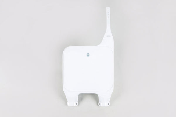 UFO frontnummerplade White Honda CR125R/250R/500R HO02617#041