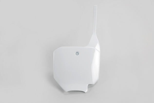 UFO Front Nummerplade Hvid Honda CR80/CR85 HO03624#041 