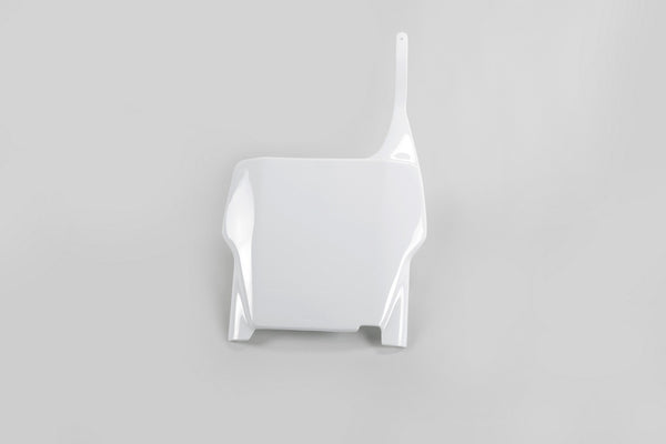 UFO Front Number Plate White Honda HO03633#041 