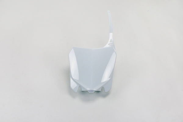 UFO frontnummerplade White Honda CRF450R/RX HO04656#041