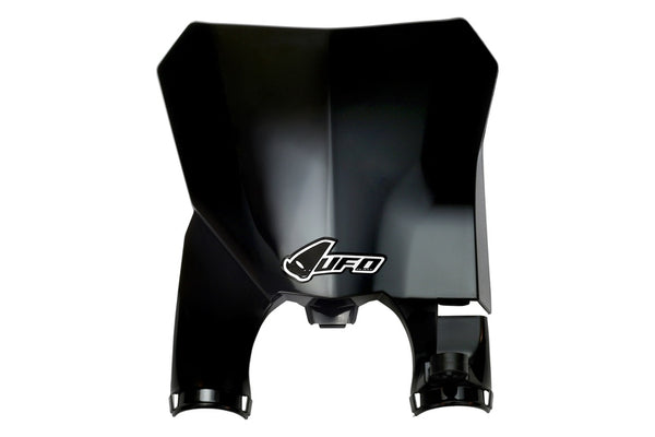 UFO Stadion Front Nummerplade Sort Honda CRF450R/RX HO04679#001 