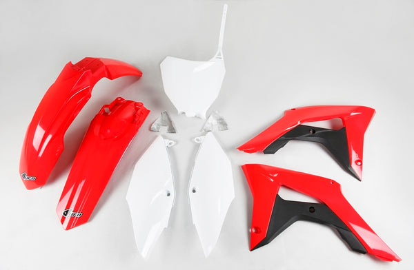 UFO Plastic Kit OEM Color (2017) Rød/sort/hvid Honda CRF450R Hokit119@999