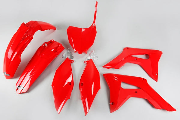 UFO Plastic Kit Red Honda CRF450R Hokit119@070