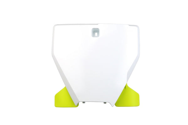 UFO Front Number Plate White/Black Husqvarna TC/FC HU03395@041 