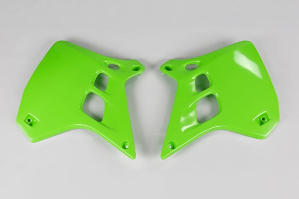 UFO Radiator Covers Green Kawasaki KX250 KA02729#026
