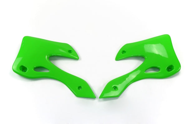 UFO radiator dækker grøn kawasaki KX125/250 KA03720#026