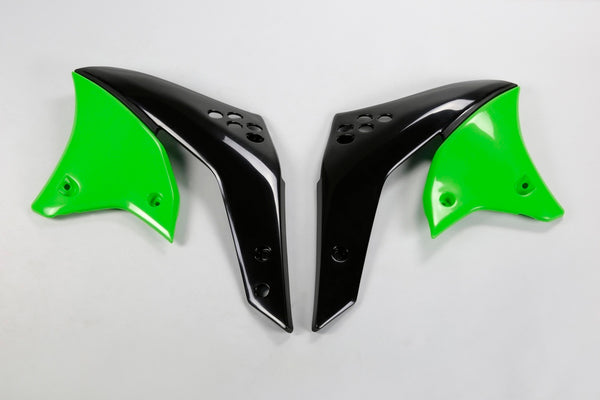 UFO Radiator Covers Green Kawasaki KX250F KA03767#026