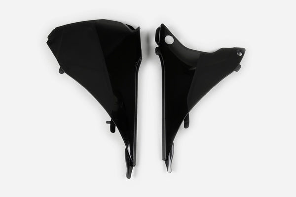 UFO AIR BOX COVERS BLACK KTM EXC/EXC-F KT04054#001