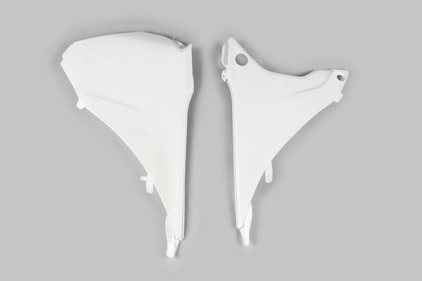 UFO AIR BOX COVERS WHITE KTM EXC/EXC-F KT04054#047