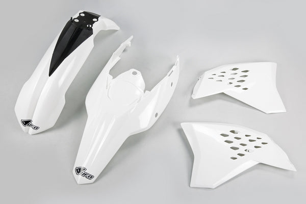 UFO Plastic Kit White KTM KTKIT511@047