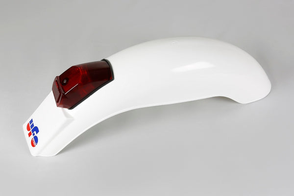 UFO Enduro Bag Fender + Light White ME08025#W