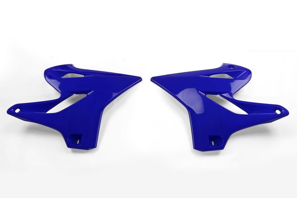 UFO Radiator Covers Reflex Blue Yamaha YZ125/250 YA04844#089