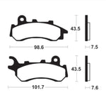 Tecnium Organic Brake Pads - ME464 (til Nissin Caliper) 1090542