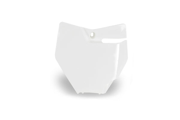 UFO frontnummerplade hvid gas MC 85 GG07116@041