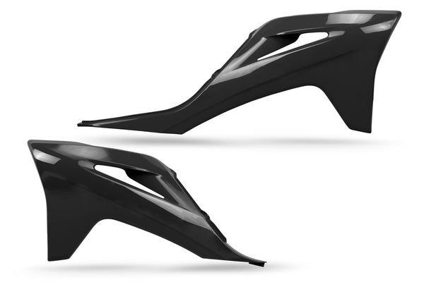 UFO radiator dækker sort gas MC GG07128#001