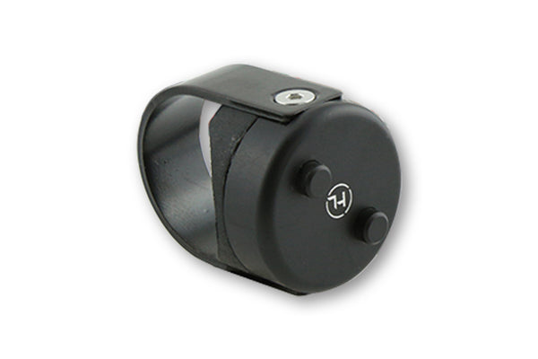 Highsider CNC Push-knap Classic, Black, 7/8 og 1 "Styret 240-072