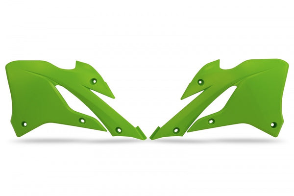 UFO Radiator Covers - Green Kawasaki KX85 KA04758#026