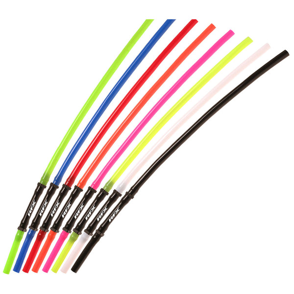 RFX Race Vent Tube - Lang Rør inkl. 1-vejs ventil (Sort) 5 stk. FXVT2000055BK 