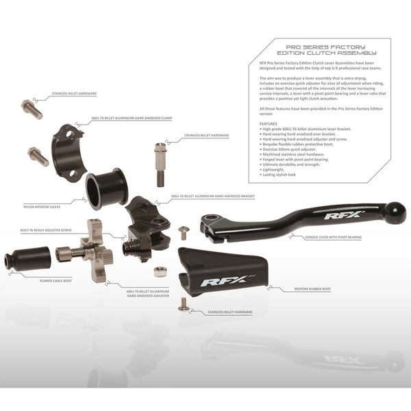 RFX Pro Clutch Assembly Replacement Stainless Screw Set M4X8 2pcs (For Boot) FXCA9060299SV