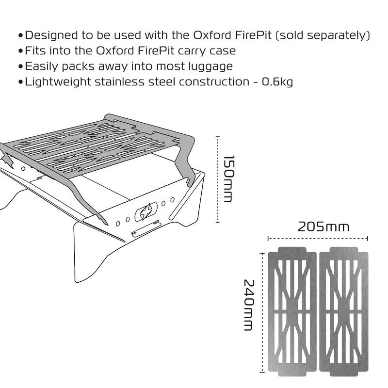 Oxford Grill for Firepit OX877