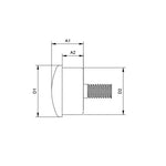 Highsider LED TailDight Unit Rocet - Sort 255-340