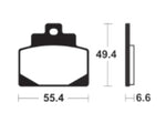 Tecnium Sintered Metal Brake Pads - MSS438 1122694