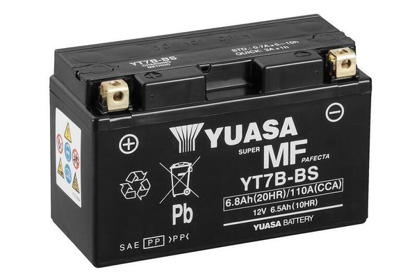 YUASA Maintenance-Free Factory Activated Battery - YT7B 