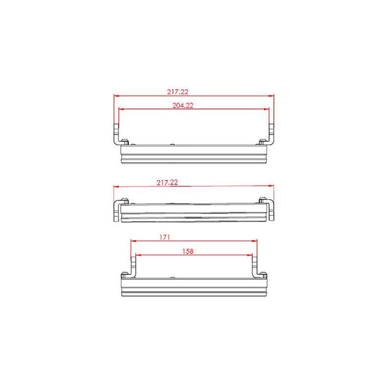 Highsider Frame-R1 Type 11 7 tommer ledet hovedlys, sidemontering 223-258