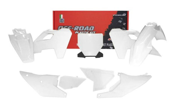 Racetech Plastic Kit 7 dele-hvide til Husqvarna (R-Kithsq-BN0-523)