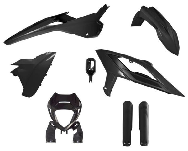 Racetech Plastic Kit 6 dele-sort til beta r-kitbet-nr0-623