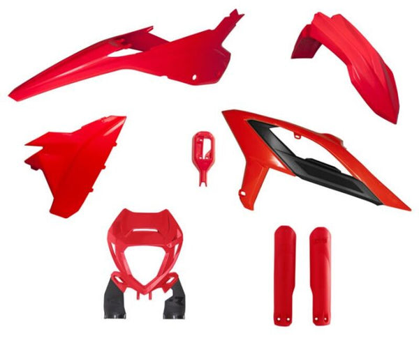 Racetech Plastic Kit 6 dele-rød til beta r-kitbet-rs0-623