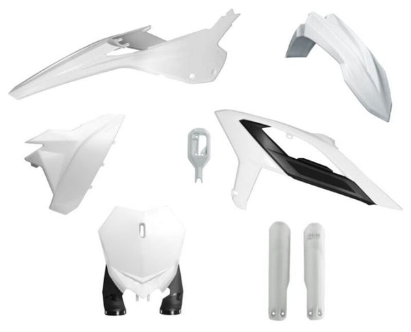 Racetech Plastic Kit 6 dele-White (R-Kitbet-BN0-624)