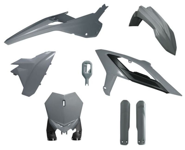 Racetech Plastic Kit 6 Parts-Gray (R-Kitbet-Gr0-624)