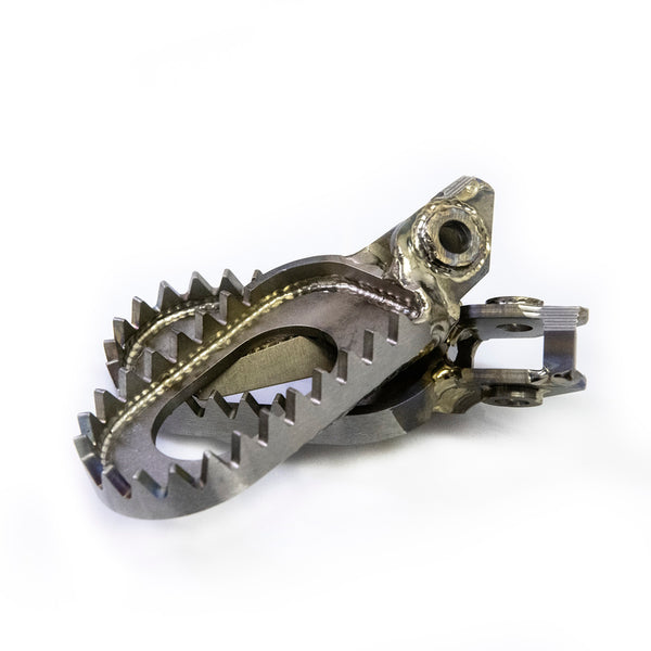 RFX Factory Titanium Footrests FXFR20100GPTI 