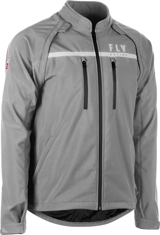 Fly Racing Patrol Softshell Jacket - Grå 373-687m